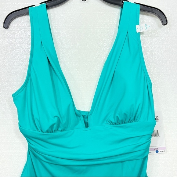 COCO CONTOURS NWT $142 aqaumarina shapemaker one piece swimwear swimsuit 14 38D - Picture 7 of 8